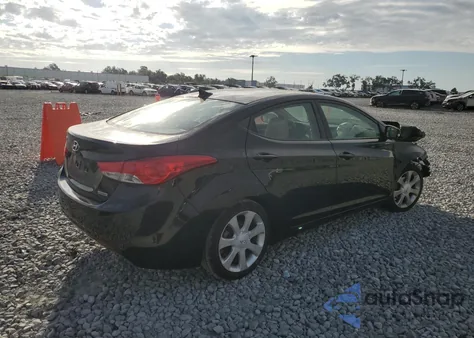 2012 Hyundai Elantra Gls from USA, damaged, VIN 5NPDH4AE9CH085018